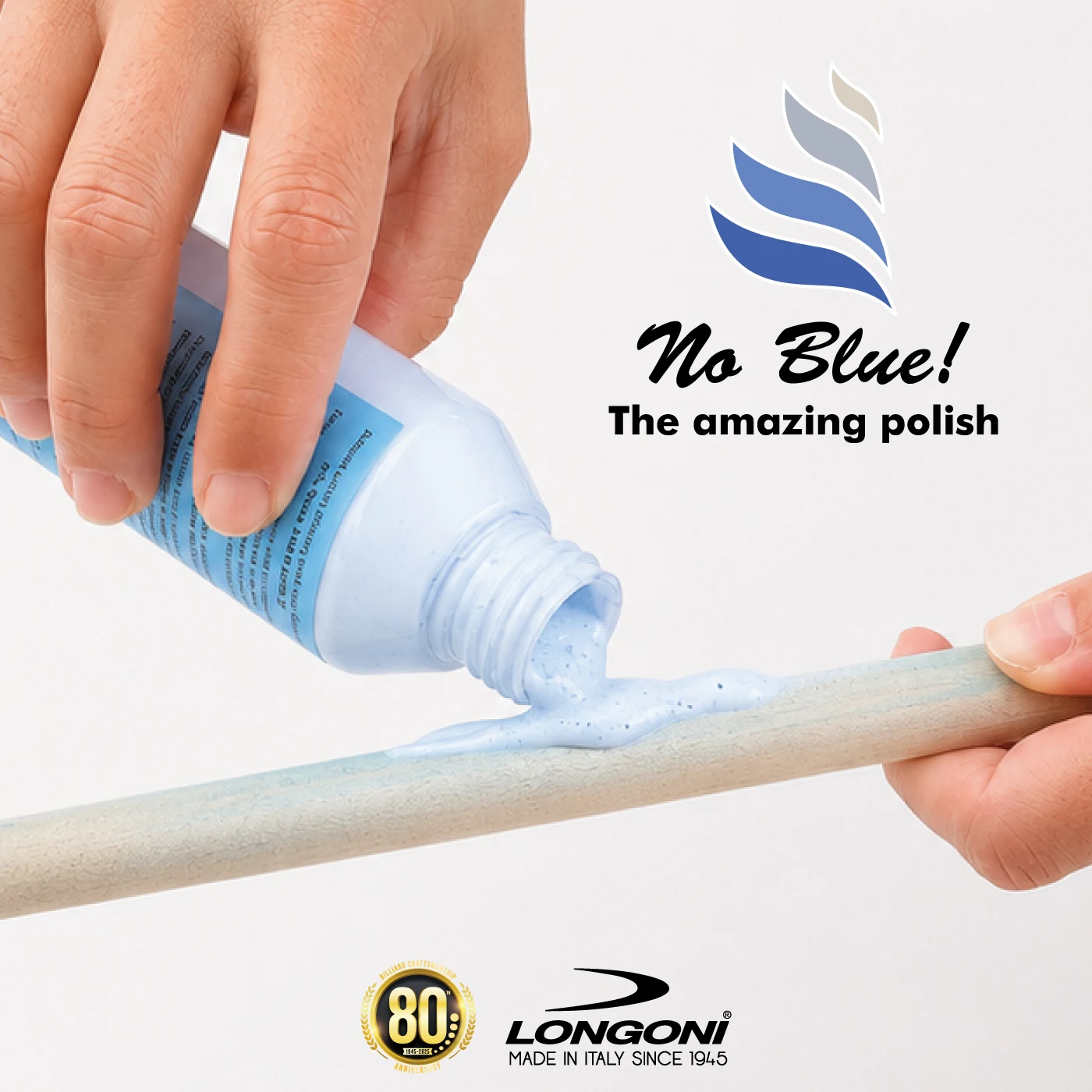 No blue polish by Longoni cues