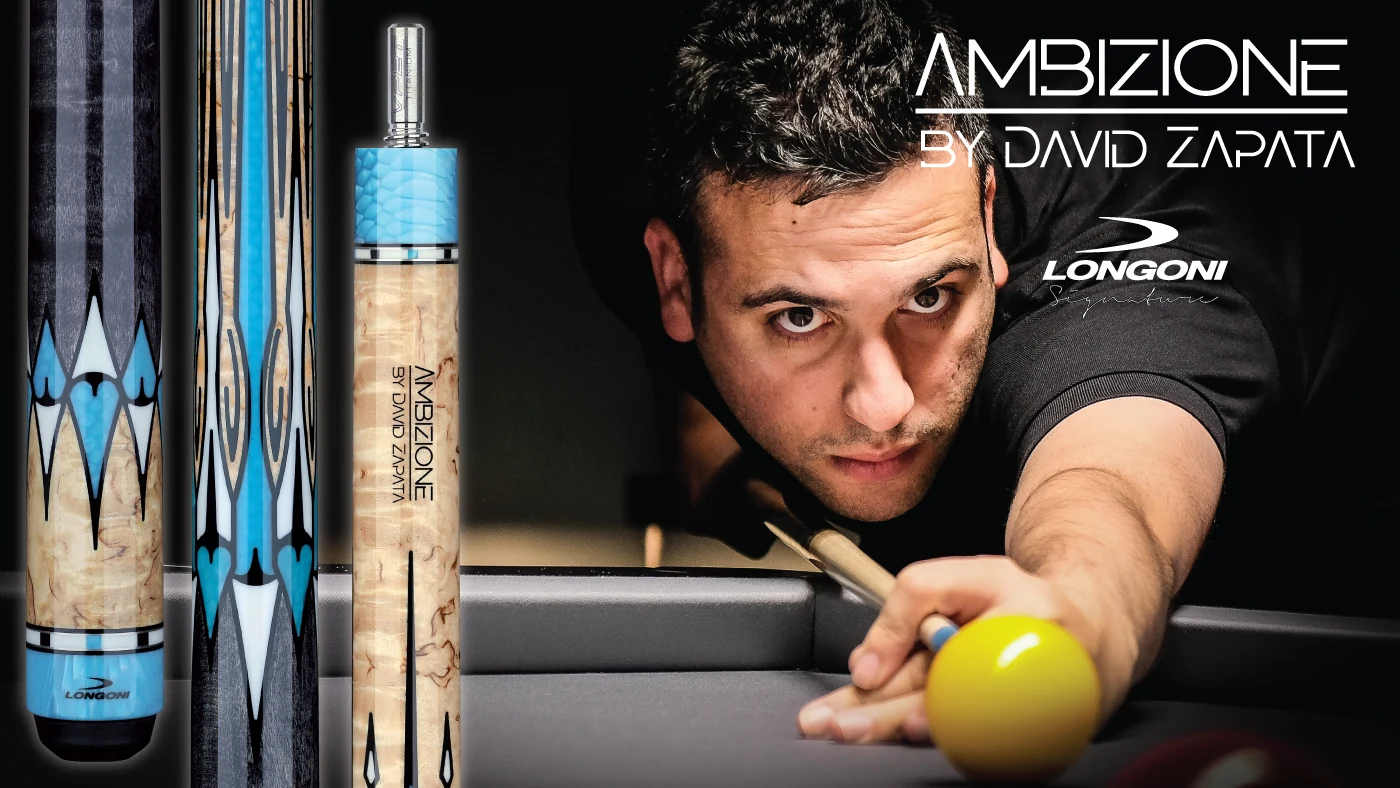 Longoni carom cue - Ambizione by David Zapata - Imagen 2