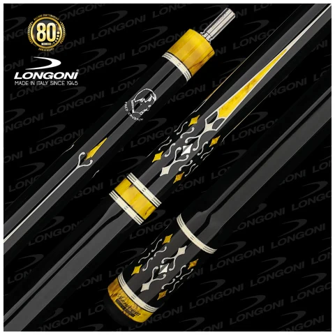 Longoni carom cue - Armonia Yellow by Frédéric Caudron