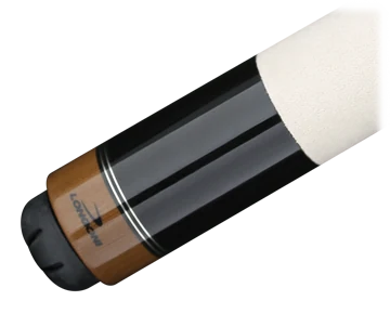 Longoni carom cue - Black fox II GRAY Alcantara - Imagen 2