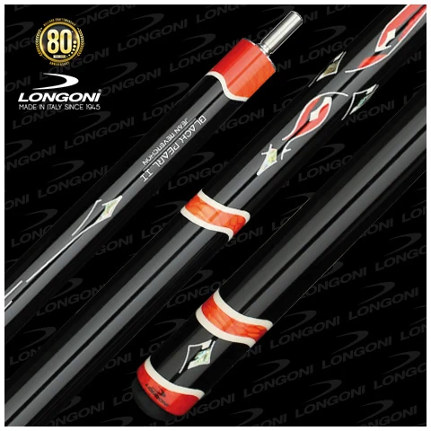 Longoni carom cue - Black Pearl II by Jean Reverchon