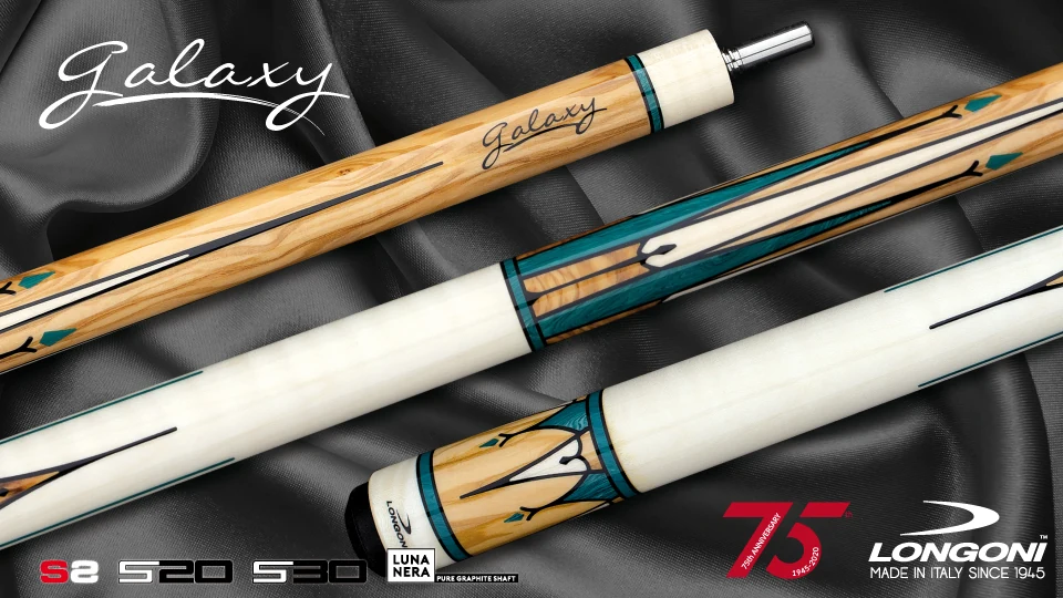 Longoni carom cue - Galaxy maple - Imagen 2