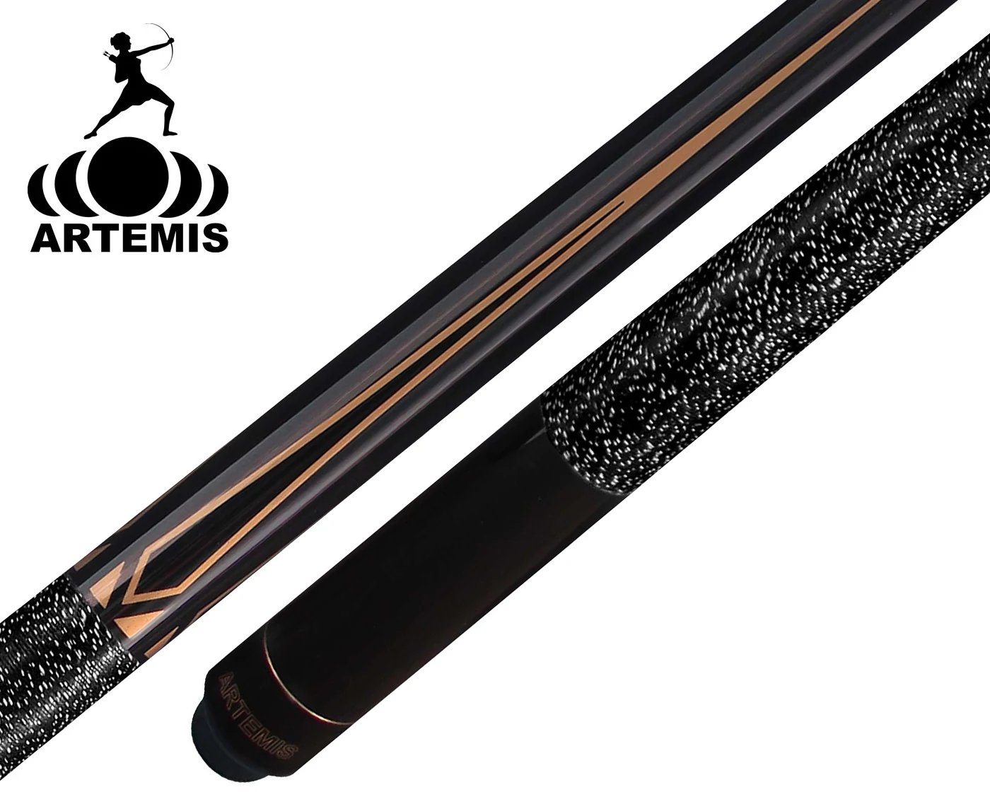 Taco de pool Artemis mod. Negro/Oro - Imagen 2