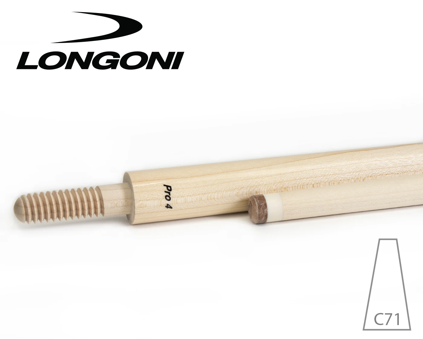 Flecha Longoni PRO4 C71 - Unión de madera - Cónica - 70,5 cm