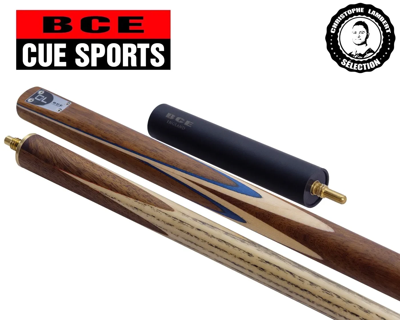 Taco de Snooker/Billar Inglés BCE Christophe Lambert BL2 - Imagen 2