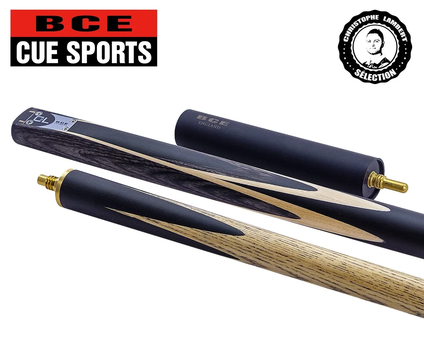 Taco de Snooker/Billar Inglés BCE Christophe Lambert C8L3-9 - Imagen 2