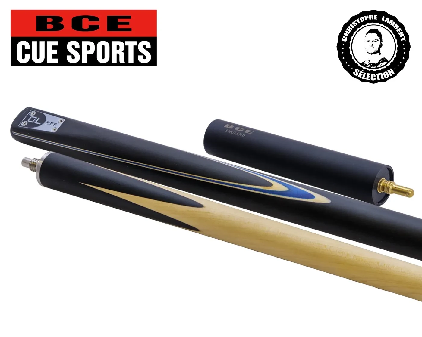 Taco de Snooker/Billar Inglés BCE Christophe Lambert CLR-3