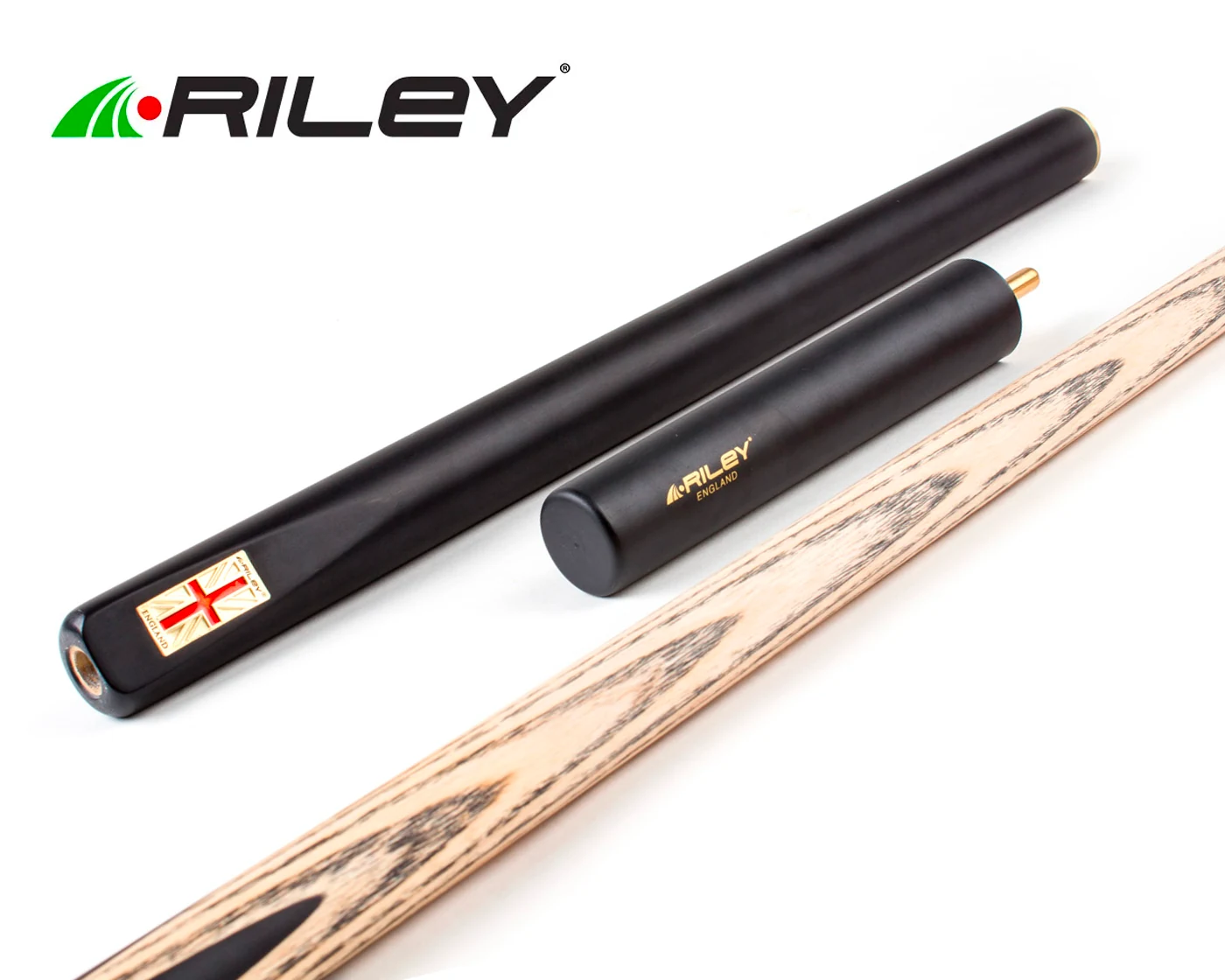 Taco de Billar Inglés/Blackball Riley Christophe Lambert RES-7FR con estuche