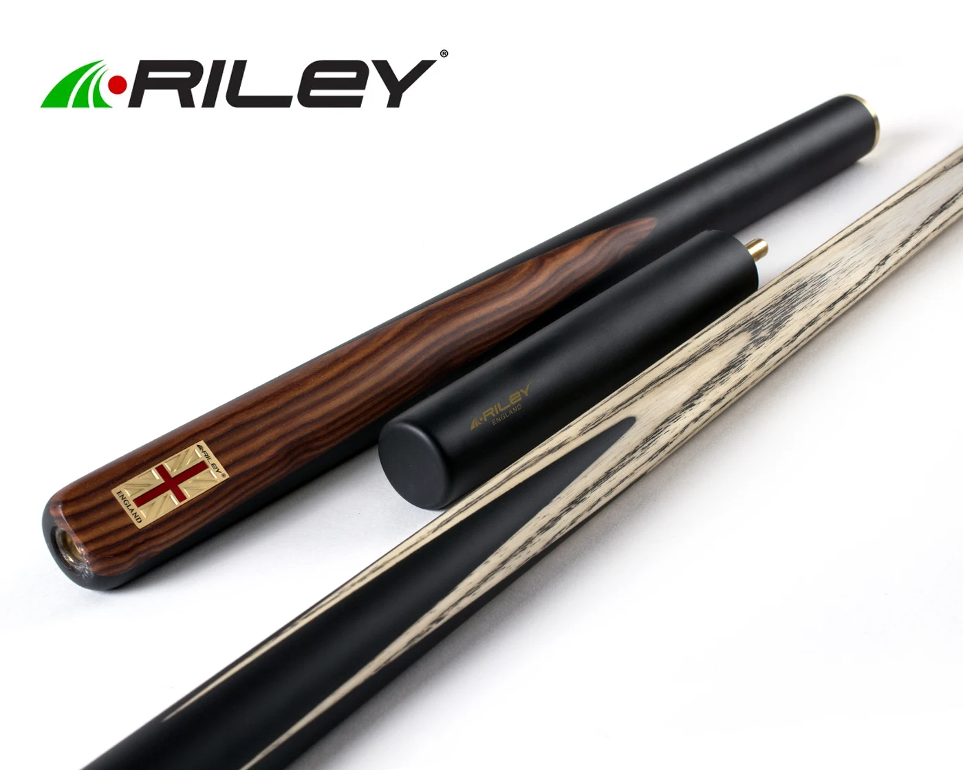 Taco de Snooker Riley England Sapele Series 2 con Estuche