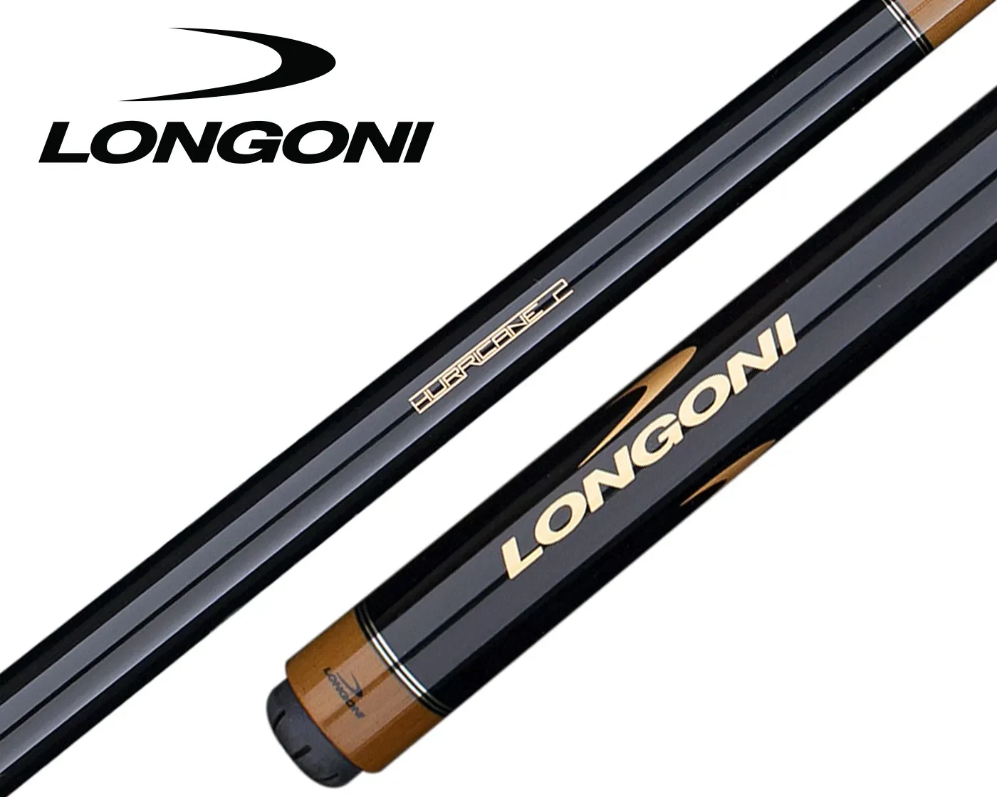 Taco de Pool Longoni Hurricane 2 con empuñadura de lino - Imagen 2