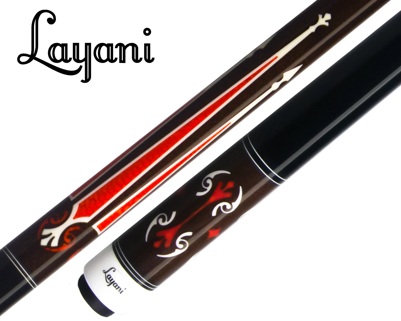 Layani Volcano Black Carom Billiard Cue - Imagen 2